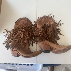 Liberty Black Fringe Boots